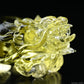 3.67'' Brazil Citrine Dragon Turtle Sculpture Crystal Healing Hand Carved