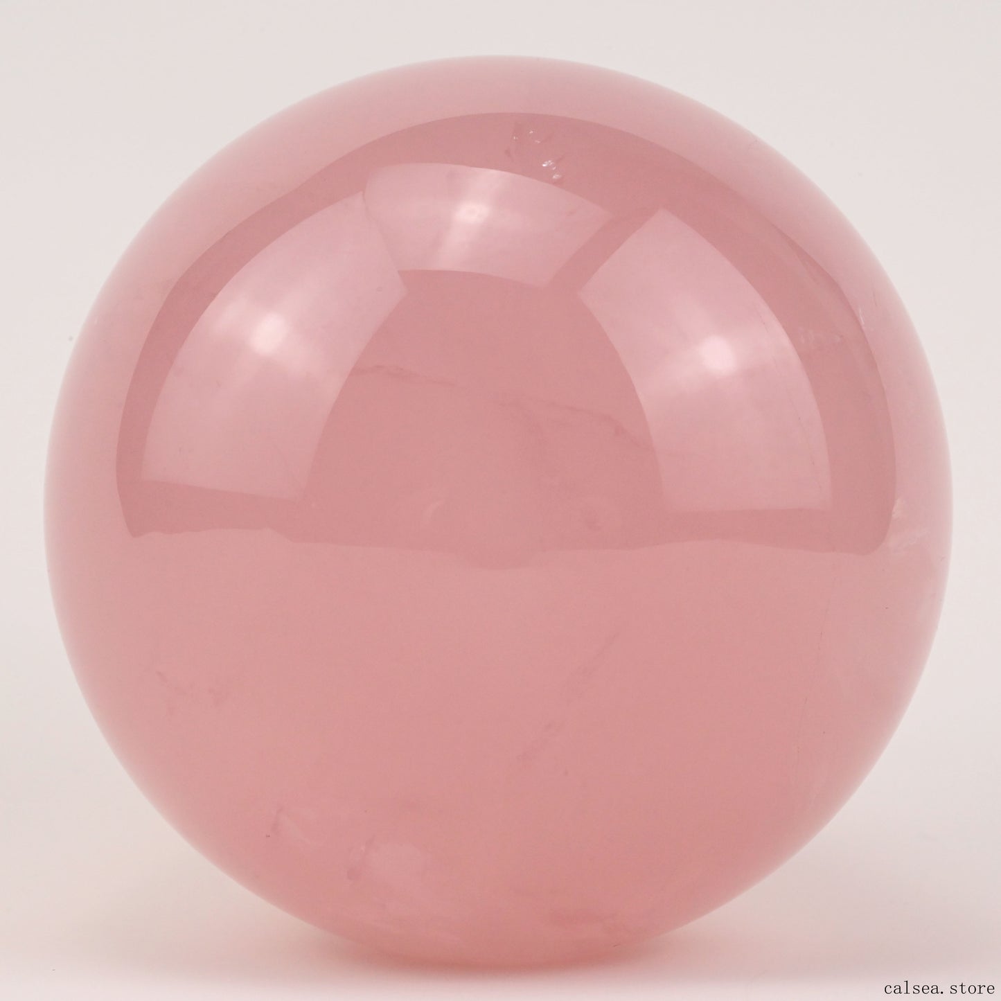 3.7'' Starlight Rosequartz Sphere Hand Carved Crystal Healing Starlight Glimmer Sphere/Ball