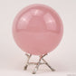 3.7'' Starlight Rosequartz Sphere Hand Carved Crystal Healing Starlight Glimmer Sphere/Ball