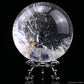 3.77'' Stunning Rainbow Clearquartz Sphere Crystal Healing Hand Carved Sphere/Ball