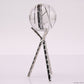 1.45'' Black Rutile,Tourmaline Quartz Sphere Crystal Healing Hand Carved Crystal Ball
