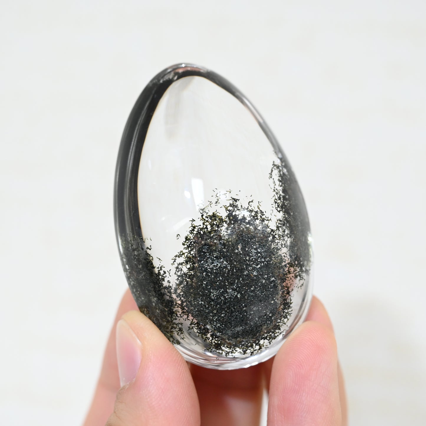 Four Season Gardenquartz,Lodalite Quartz Pendant Crystal Healing Hand Carved Crystal FreeForm